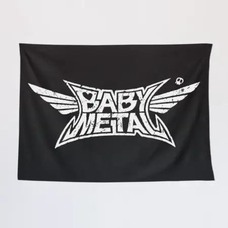 Babymetal Tapestry, Baby Metal Logo Tapestry Wall Poster
