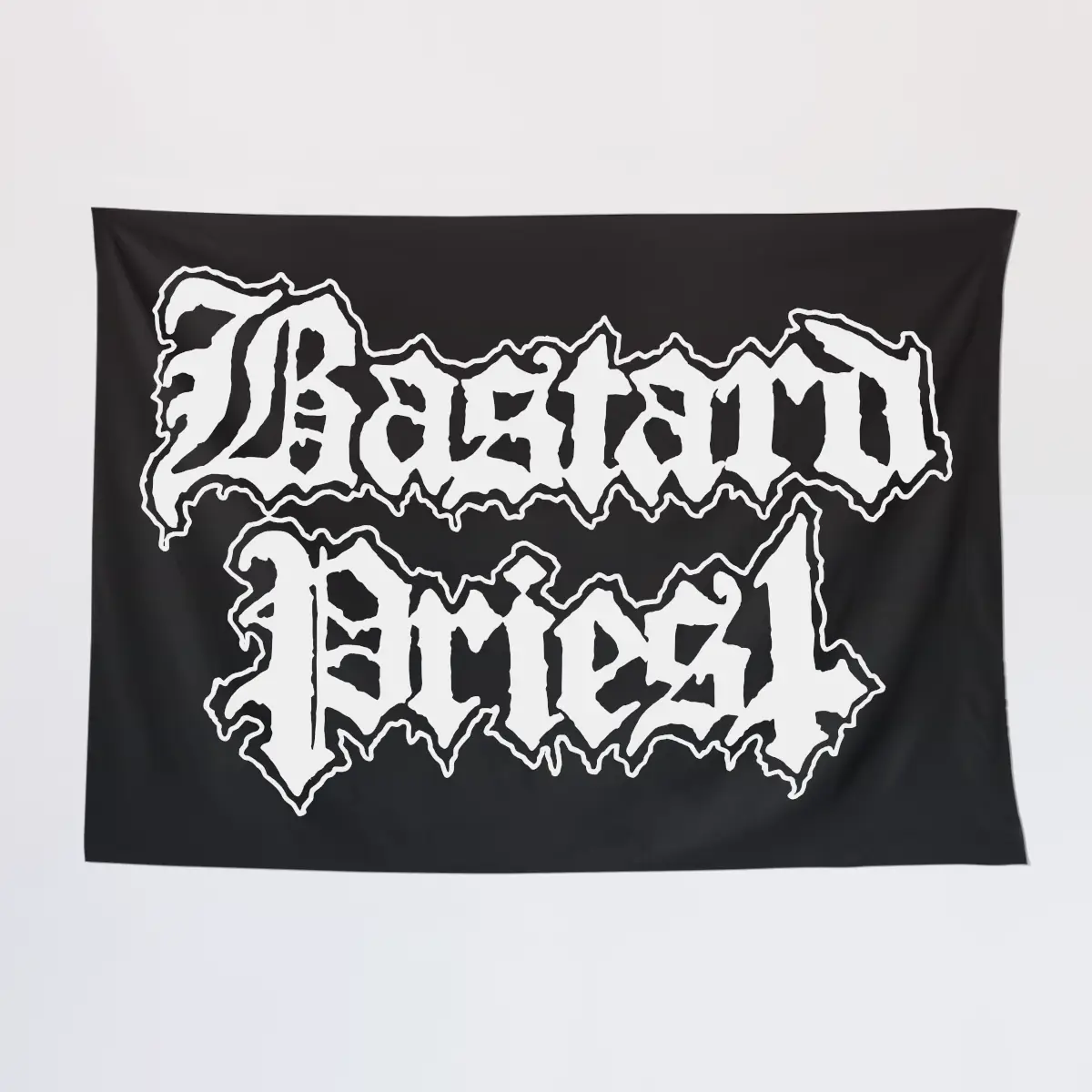Bastard Priest Tapestry, Bastard Priest Logo Tapestry Wall Poster