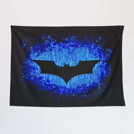 Bat Wall Tapestry, Bat Logo Tapestry Wall Poster