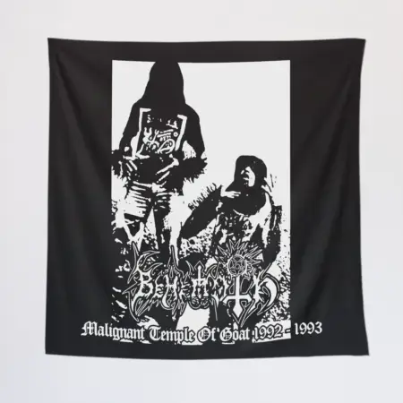 Behemoth Tapestry, Malignant Temple of Goat Tapestry Wall Poster