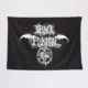 Black Funeral Tapestry, Black Funeral Logo Tapestry Wall Poster