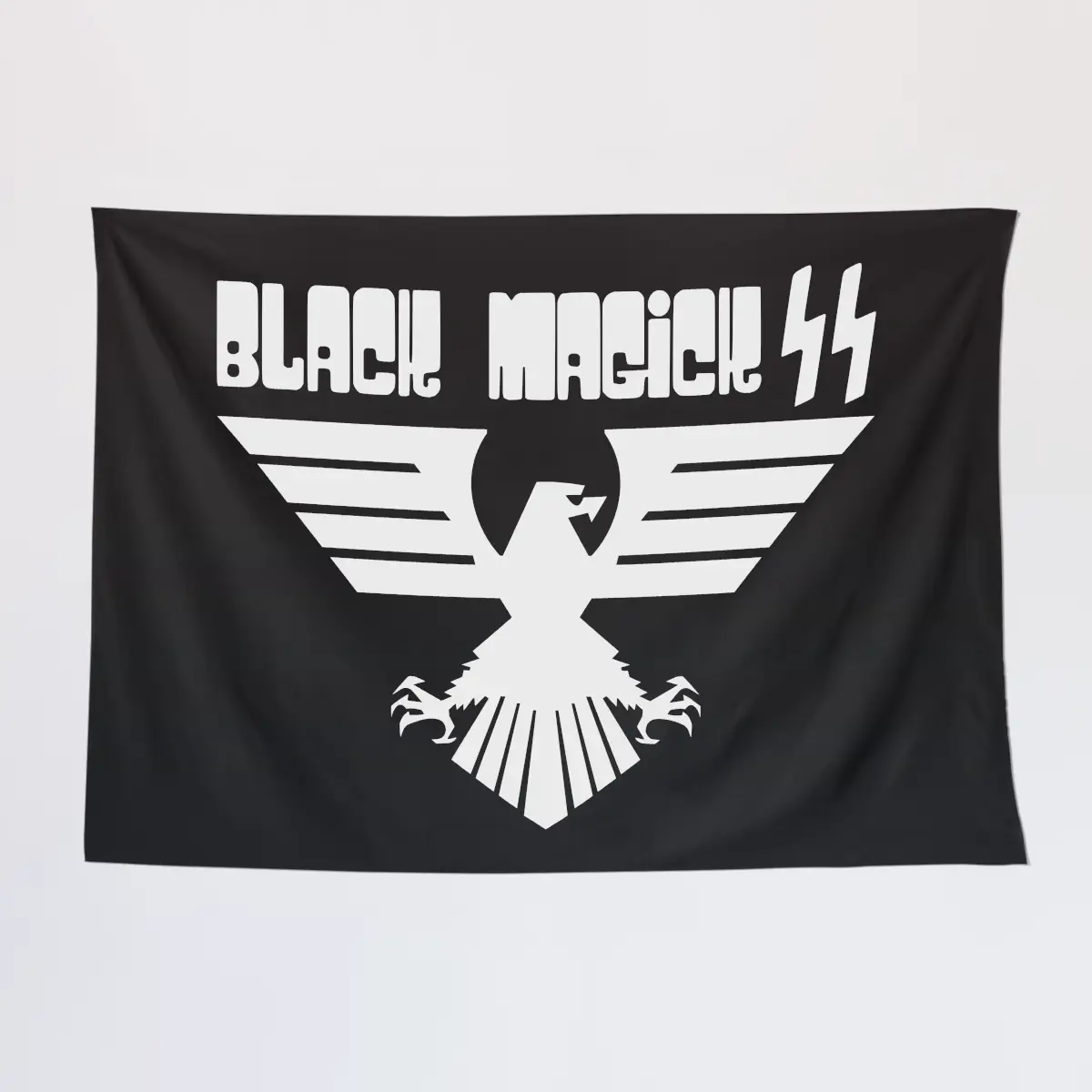 Black Magick SS Wall Tapestry, Black Magick SS Logo Tapestry Wall Poster