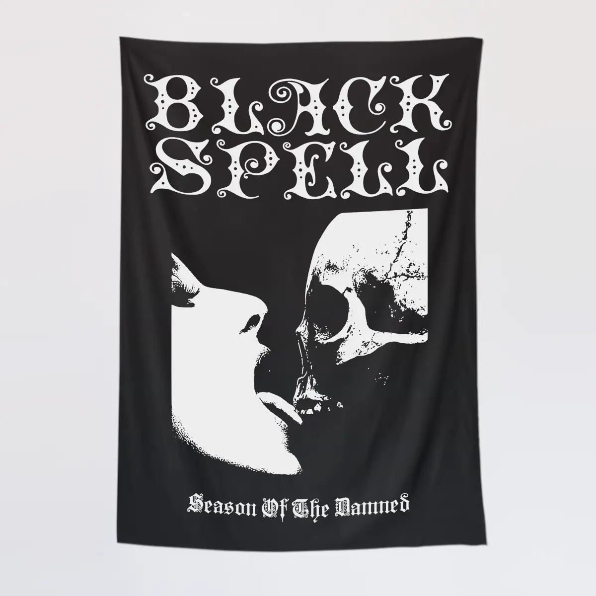 Black Spell Wall Tapestry, Season of The Damned Tapestry Wall Poster