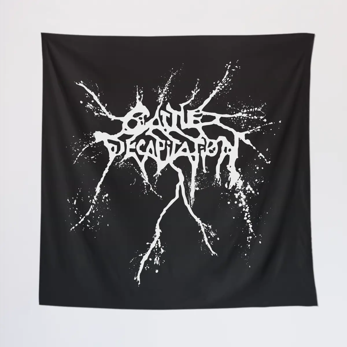 Cattle Decapitation Wall Tapestry, Cattle Decapitation Logo Tapestry Wall Poster