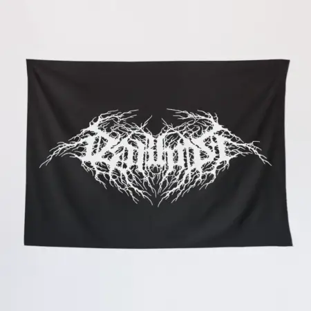 Dakhma Wall Tapestry, Dakhma Logo Tapestry Wall Poster