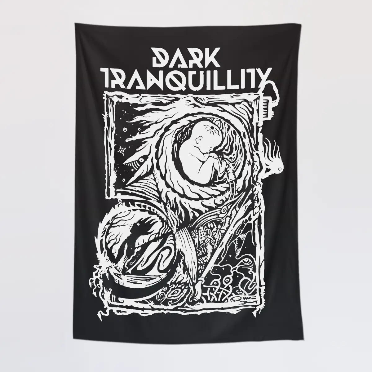 Dark Tranquillity Tapestry, Dark Tranquillity Artwork Tapestry Wall Poster