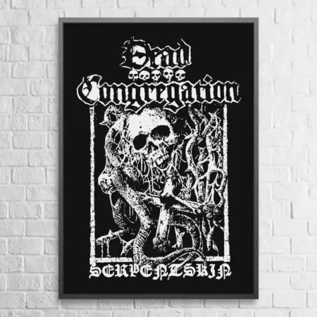 Dead Congregation Poster, Dead Congregation Serpentskin Wall Poster