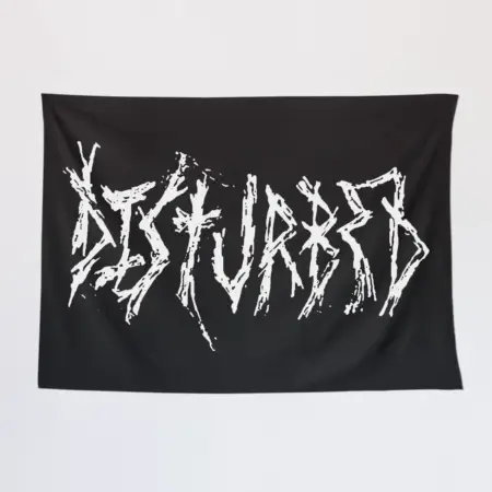 Disturbed Tapestry, Disturbed Logo Tapestry Wall Poster
