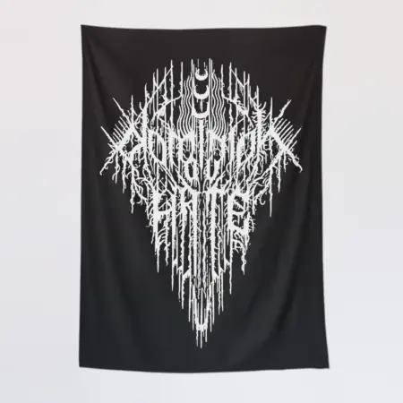Dominion ov Hate Wall Tapestry, Dominion ov Hate Logo Tapestry Wall Poster