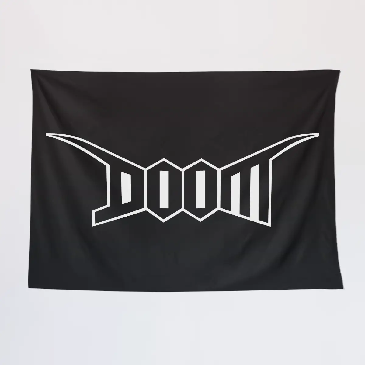 Doom Wall Tapestry, Doom Logo Tapestry Wall Poster