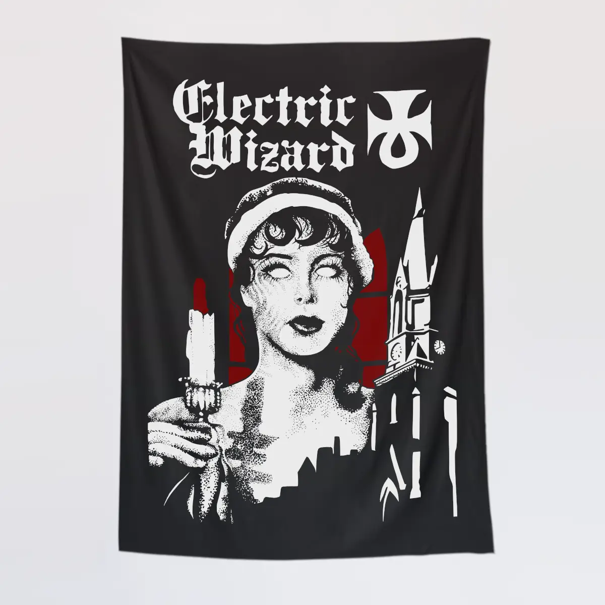 Electric Wizard Wall Tapestry, Electric Wizard Artwork Tapestry Wall Poster