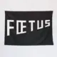 Foetus Wall Tapestry, Foetus Logo Tapestry Wall Poster