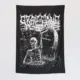 Gravestone Wall Tapestry, Gravestone Rotten Kill Tapestry Wall Poster