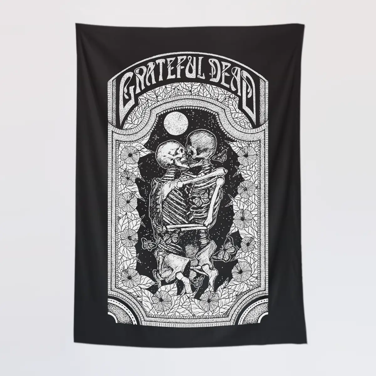 Greateful Dead Wall Tapestry, Greateful Dead Skull Art Tapestry Wall Poster