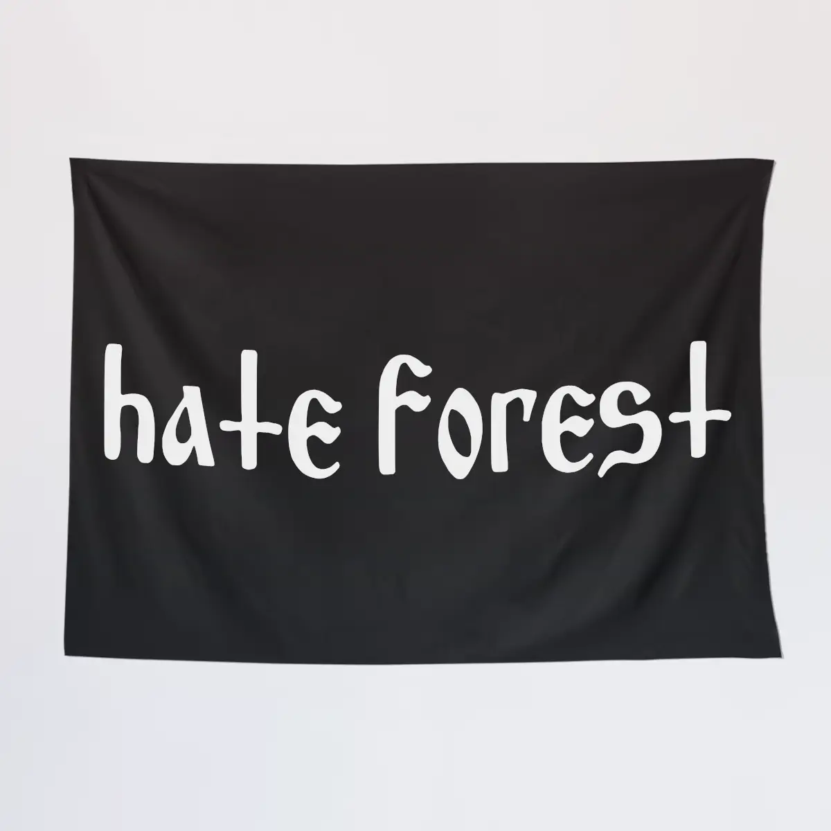 Hate Forest Tapestry, Hate Forest Logo Tapestry Wall Poster