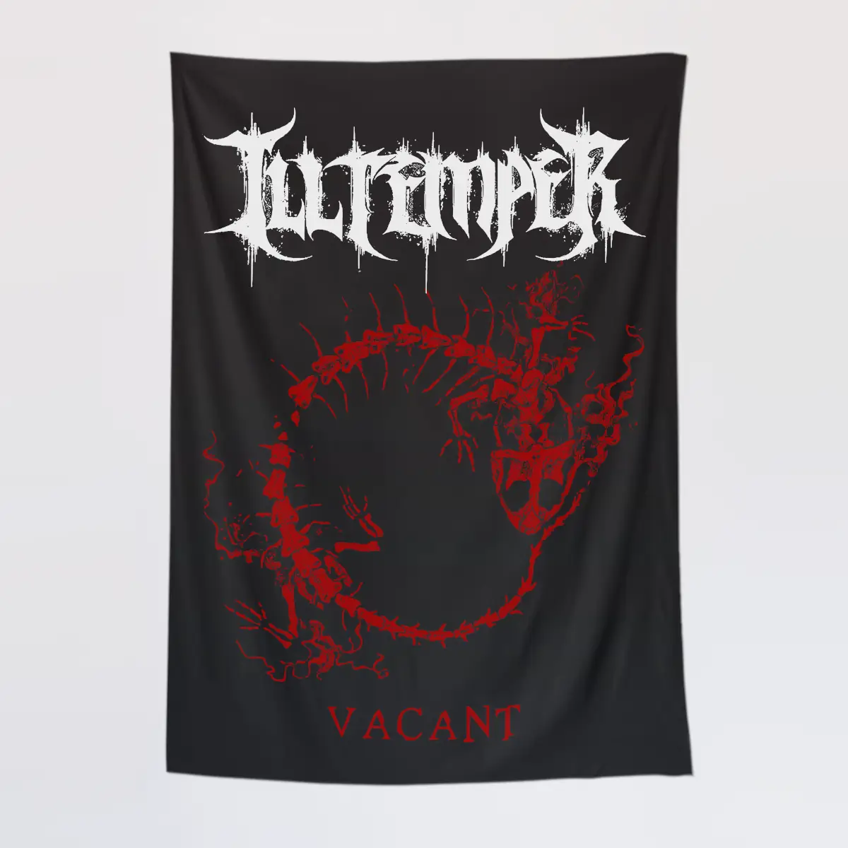 Ill Temper Wall Tapestry, Ill Temper Vacant Tapestry Wall Poster