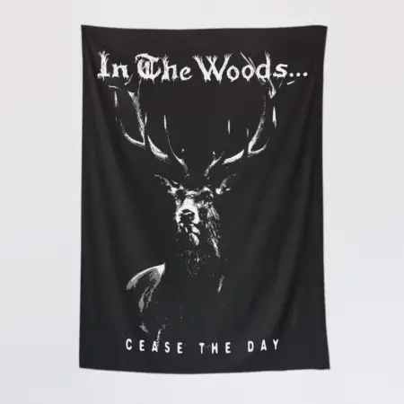 In the Woods Wall Tapestry, In the Woods... Cease the Day Tapestry Wall Poster