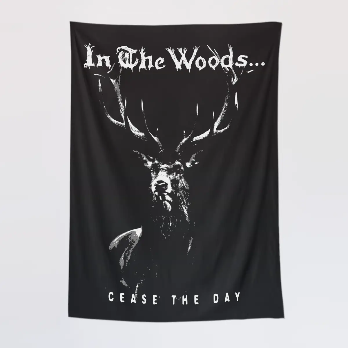 In the Woods Wall Tapestry, In the Woods... Cease the Day Tapestry Wall Poster