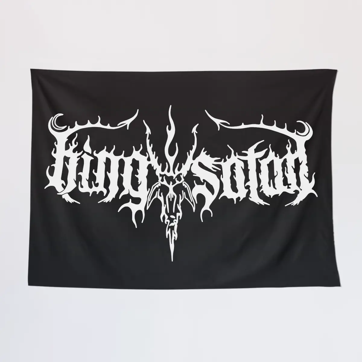 King Satan Tapestry, King Satan Logo Tapestry Wall Poster