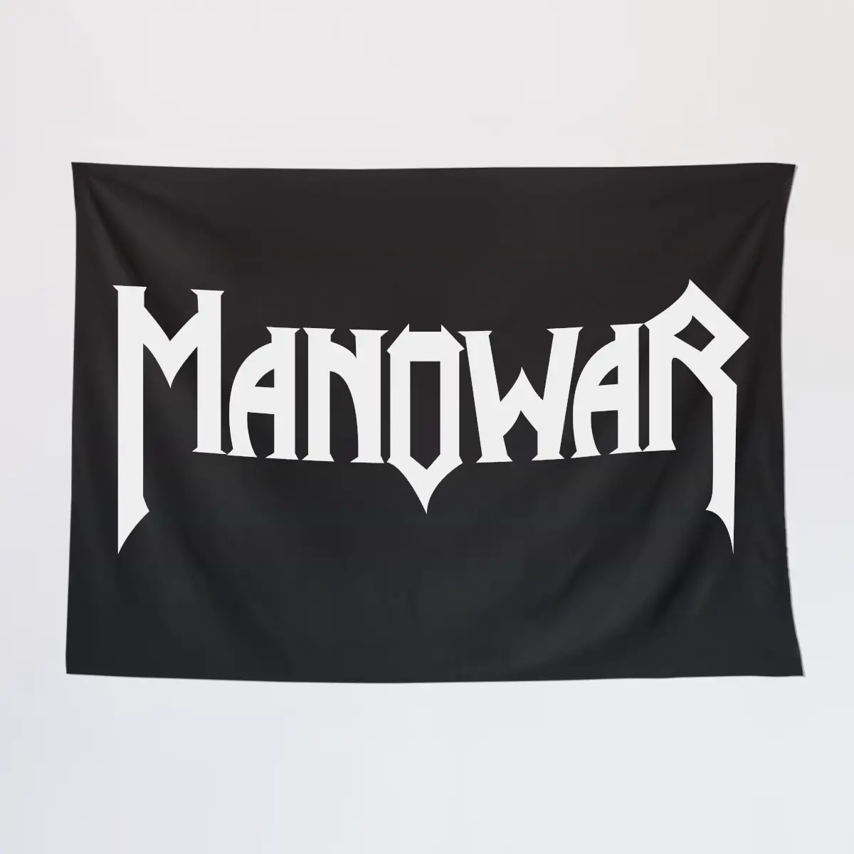 Manowar Tapestry, Manowar Logo Tapestry Wall Poster
