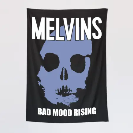 Melvins Wall Tapestry, Melvins Bad Mood Rising Tapestry Wall Poster