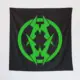 Municipal Waste Wall Tapestry, Municipal Waste Logo Tapestry Wall Poster