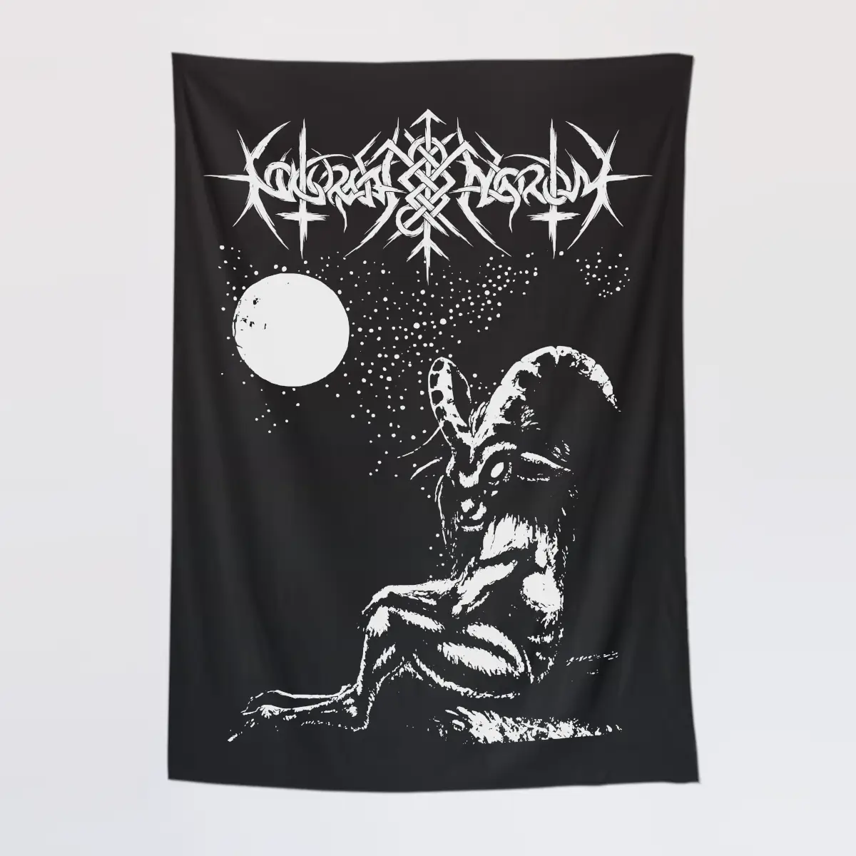 Nokturnal Mortum Wall Tapestry, Nokturnal Mortum Fullmoon Night Tapestry Wall Poster