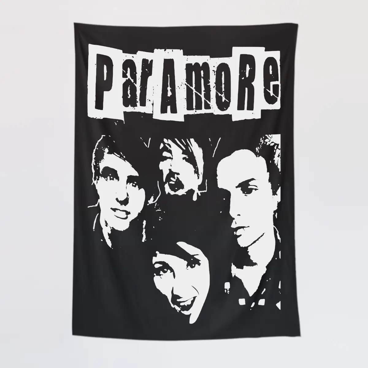Paramore Wall Tapestry, Paramore Riot Tour Tapestry Wall Poster