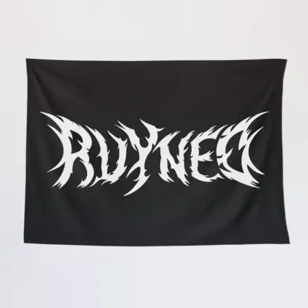 Ruyned Wall Tapestry, Ruyned Logo Tapestry Wall Poster
