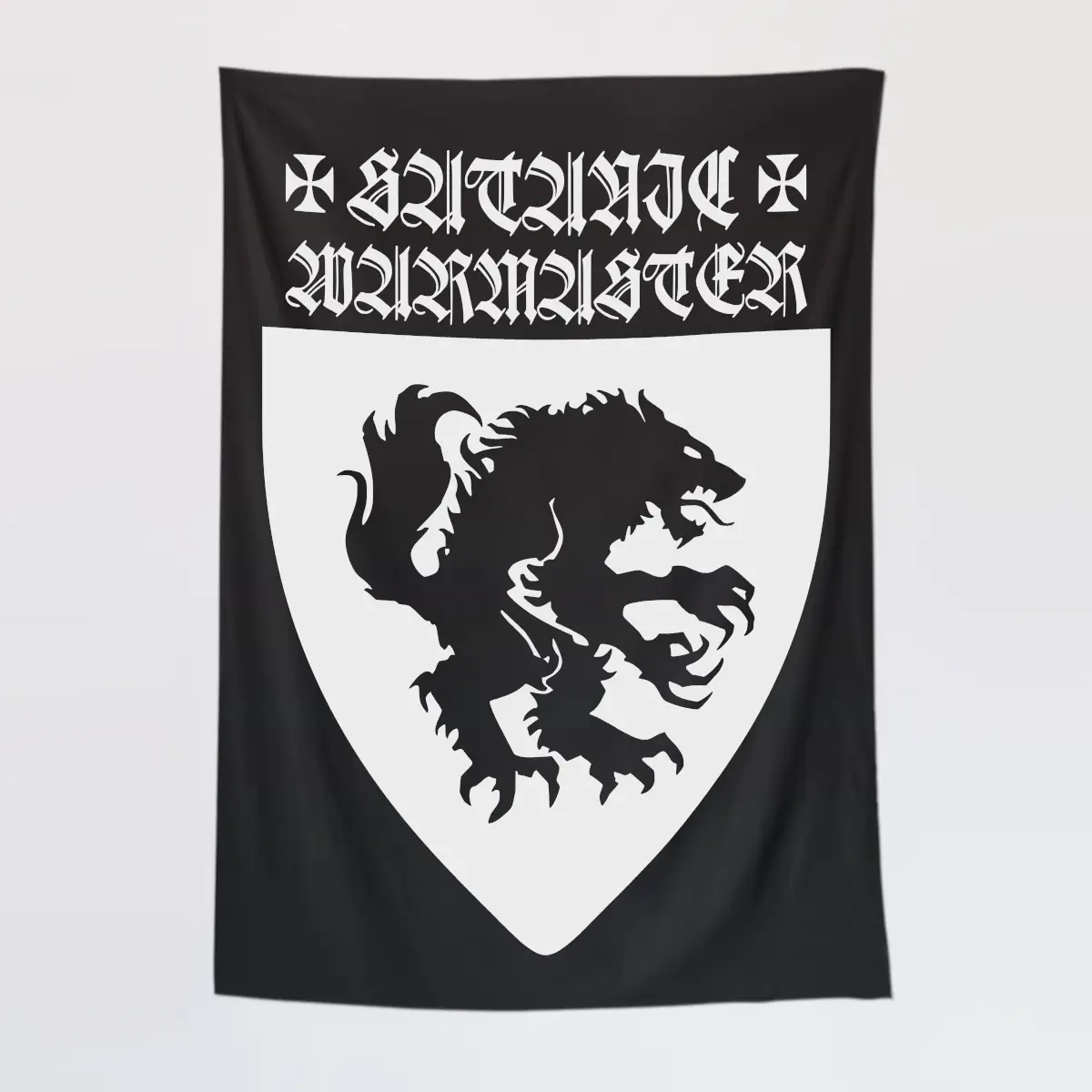 Satanic Warmaster Wall Tapestry, Satanic Warmaster Opferblut Tapestry Wall Poster