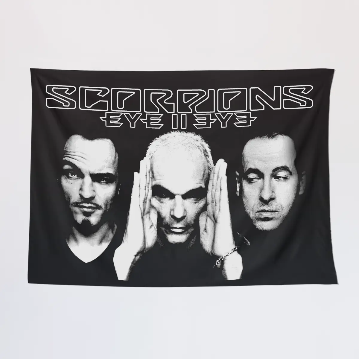 Scorpions Wall Tapestry, Scorpions Eye to Eye Tapestry Wall Poster