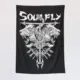 Soulfly Wall Tapestry, Soulfly Lion Artwork Tapestry Wall Poster
