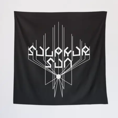 Sulphur Sun Wall Tapestry, Sulphur Sun Logo Tapestry Wall Poster