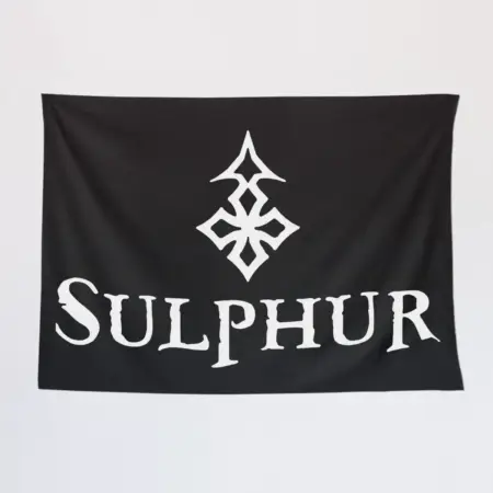 Sulphur Wall Tapestry, Sulphur Logo Tapestry Wall Poster