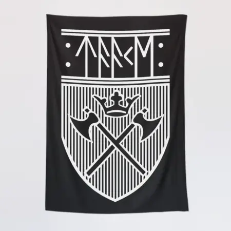 Taake Tapestry, Taake Logo Tapestry Wall Poster