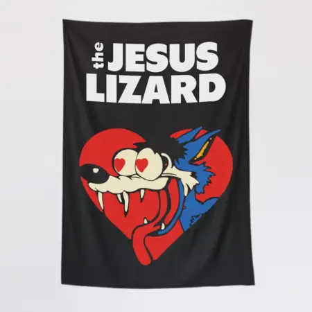 The Jesus Lizard Wall Tapestry, The Jesus Lizard Tapestry Wall Poster