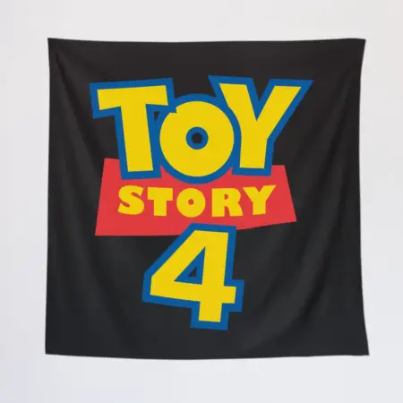Toy Story Wall Tapestry, Toy Story 4 Tapestry Wall Poster