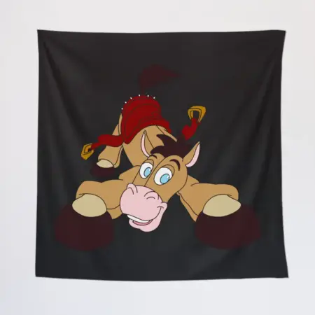 Toy Story Wall Tapestry, Toy Story Horse Tapestry Wall Poster