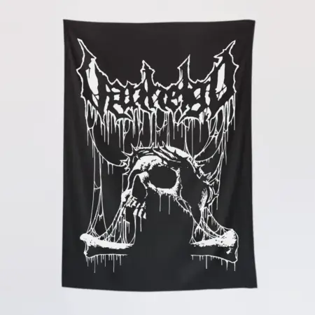 Vanhelgd Wall Tapestry, Vanhelgd Logo Tapestry Wall Poster