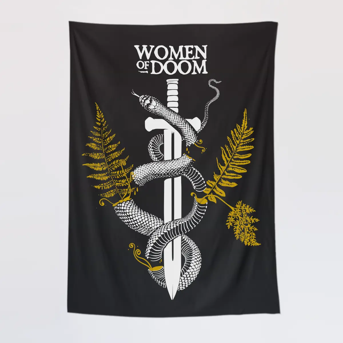 Women of Doom Wall Tapestry, Women of Doom Artwork Tapestry Wall Poster