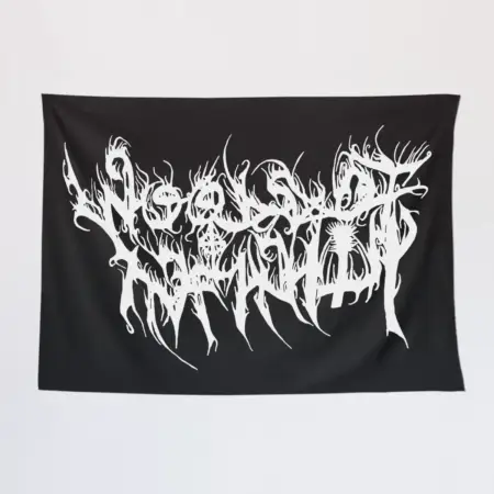 Woods of Infinity Wall Tapestry, Woods of Infinity Logo Tapestry Wall Poster