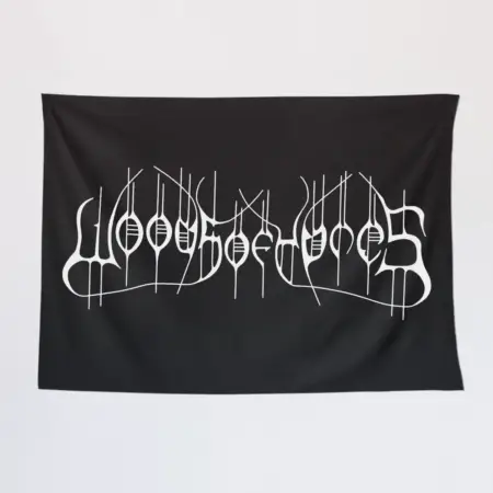Woods of Ypres Wall Tapestry, Woods of Ypres Logo Tapestry Wall Poster