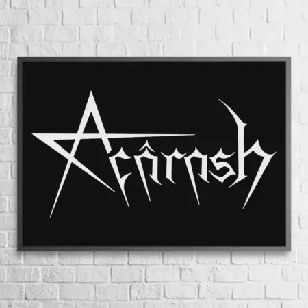 Acarash Poster, Acarash Logo Wall Poster