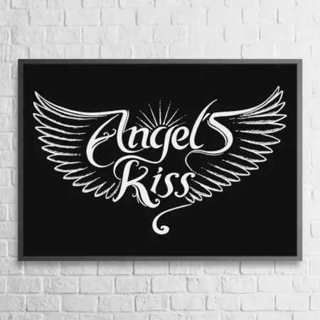 Angel's Kiss Poster, Angel's Kiss Logo Wall Poster