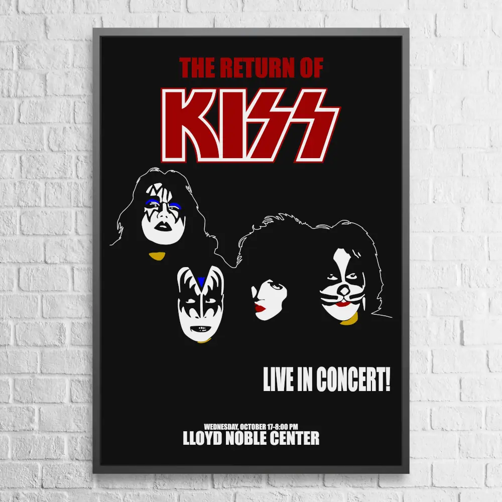 KISS Poster, The Return of KISS Wall Poster