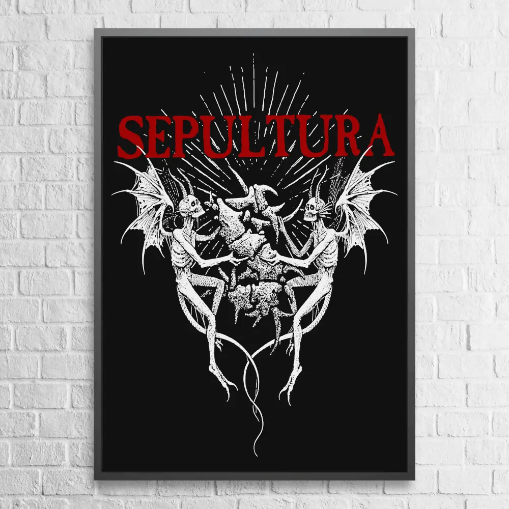 Sepultura Poster, Sepultura Logo Wall Poster