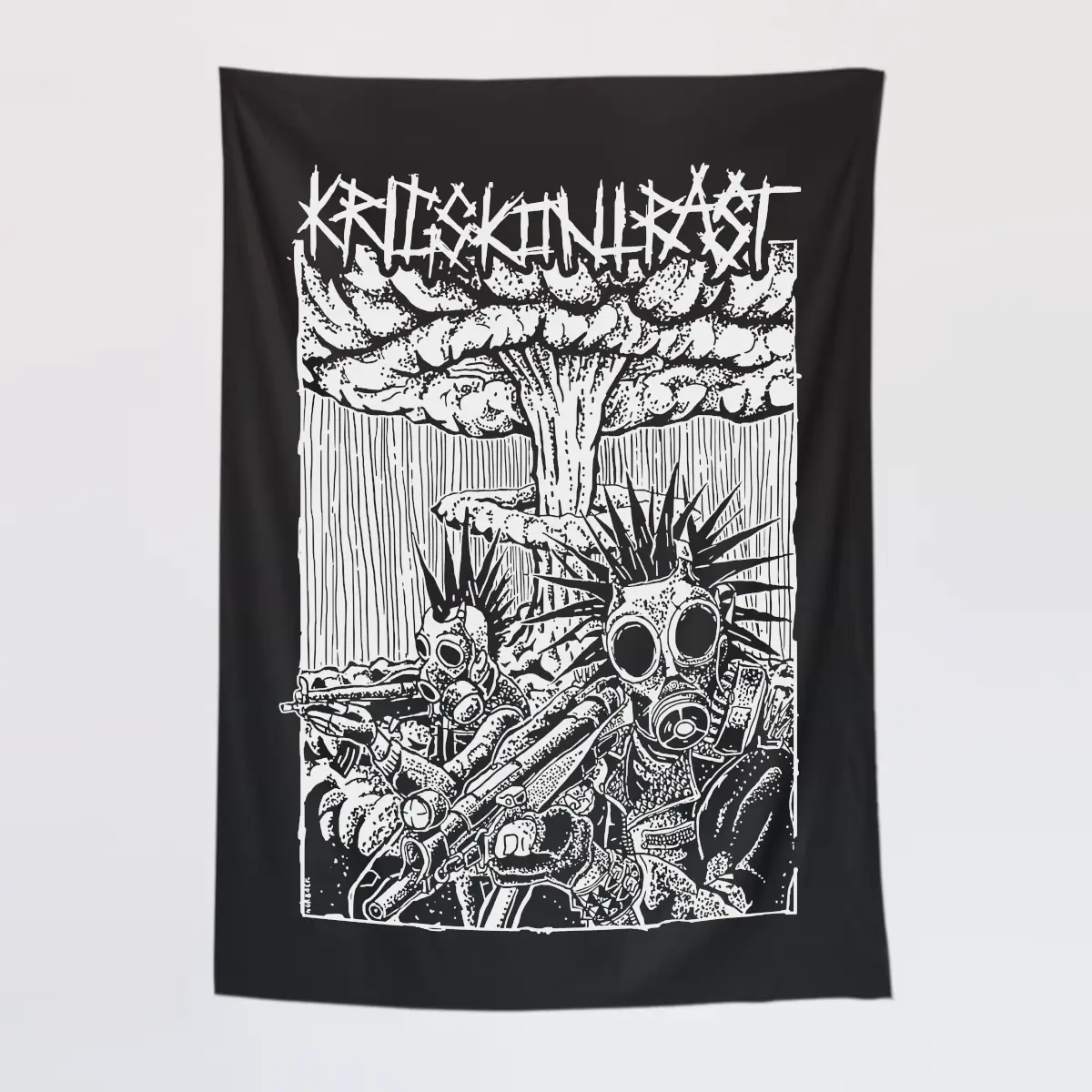 Krigskontrast Tapestry, Krigskontrast Skipickers Split Tapestry Wall Poster