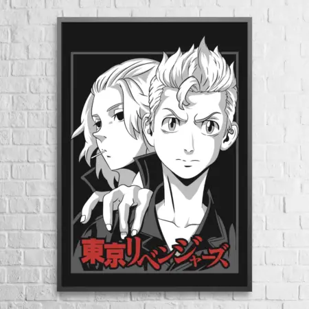 Mikey & Takemichi Poster, Mikey & Takemichi Wall Poster