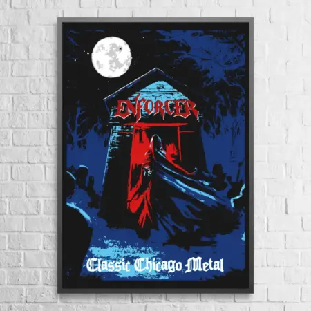 Enforcer Poster, Enforcer Classic Chicago Metal Wall Poster