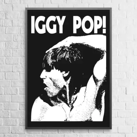 Iggy Pop Poster, Iggy Pop Concert Wall Poster